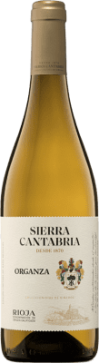 31,95 € Envio grátis | Vinho branco Sierra Cantabria Organza Crianza D.O.Ca. Rioja La Rioja Espanha Viura, Malvasía, Grenache Branca Garrafa 75 cl