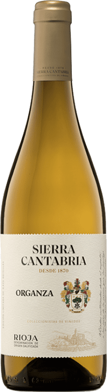 39,95 € Envio grátis | Vinho Branco Sierra Cantabria Organza Crianza D.O.Ca. Rioja La Rioja Espanha Garnacha — Grenache, Viura, Malvasia 75 cl