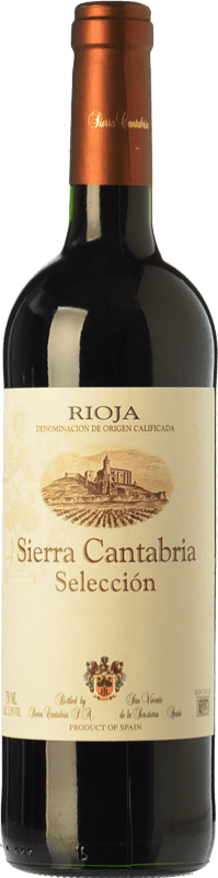 6,95 € Бесплатная доставка | Красное вино Sierra Cantabria Отбор молодое D.O.Ca. Rioja Ла-Риоха Испания Tempranillo — Темпранильо 75 cl