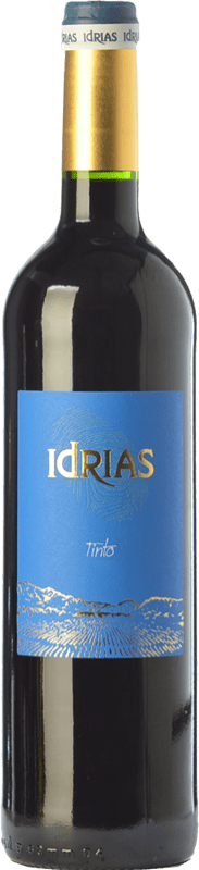 4,95 € Бесплатная доставка | Красное вино Sierra de Guara Idrias Tempranillo Молодой Испания Tempranillo, Merlot, Cabernet Sauvignon бутылка 75 cl