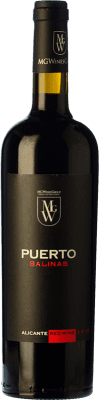 19,95 € Free Shipping | Red Wine Sierra Salinas Puerto Young D.O. Alicante Valencian Community Spain Garnacha — Grenache, Cabernet Sauvignon, Monastrell, Petit Verdot Bottle 75 cl
