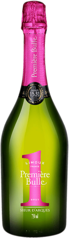17,95 € Envoi gratuit | Vin Mousseux Blanc Sieur d'Arques Première Bulle Nº 1 Fucsia Réserve A.O.C. Blanquette de Limoux Languedoc-Roussillon France Chardonnay, Chenin, Mauzac Bouteille 75 cl