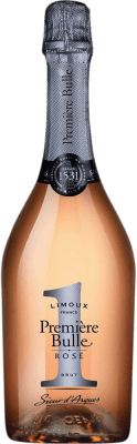 12,95 € Free Shipping | Rosé sparkling Sieur d'Arques Première Bulle Nº 1 Rosé Reserve A.O.C. Crémant de Limoux Languedoc-Roussillon France Pinot Black, Chardonnay, Chenin White Bottle 75 cl
