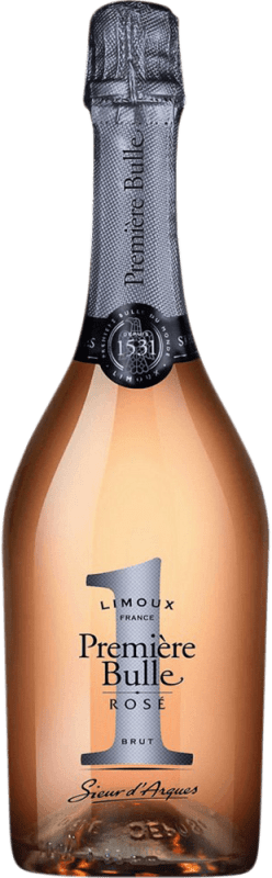 26,95 € Envoi gratuit | Vin Mousseux Rosé Sieur d'Arques Première Bulle Nº 1 Rosé Réserve A.O.C. Crémant de Limoux Languedoc-Roussillon France Pinot Noir, Chardonnay, Chenin Bouteille 75 cl