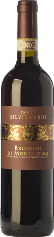 39,95 € Spedizione Gratuita | Vino rosso Silvio Nardi D.O.C.G. Brunello di Montalcino Toscana Italia Sangiovese Bottiglia 75 cl