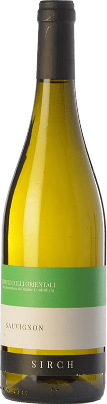 13,95 € Spedizione Gratuita | Vino bianco Sirch D.O.C. Colli Orientali del Friuli Friuli-Venezia Giulia Italia Sauvignon Bottiglia 75 cl
