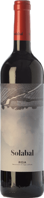 12,95 € Бесплатная доставка | Красное вино Solabal Crianza — Крианса D.O.Ca. Rioja Ла-Риоха Испания Tempranillo — Темпранильо Бутылка Магнум 1,5 L