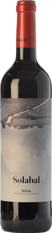 12,95 € Бесплатная доставка | Красное вино Solabal старения D.O.Ca. Rioja Ла-Риоха Испания Tempranillo бутылка Магнум 1,5 L