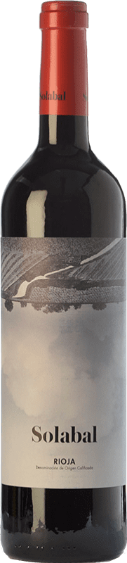 12,95 € Бесплатная доставка | Красное вино Solabal старения D.O.Ca. Rioja Ла-Риоха Испания Tempranillo бутылка 75 cl