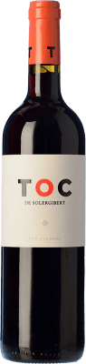 8,95 € Spedizione Gratuita | Vino rosso Solergibert Toc Crianza D.O. Pla de Bages Catalogna Spagna Merlot, Cabernet Sauvignon Bottiglia 75 cl