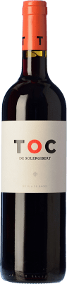 9,95 € Envio grátis | Vinho Tinto Solergibert Serra Toc Crianza D.O. Pla de Bages Catalunha Espanha Merlot, Cabernet Sauvignon 75 cl