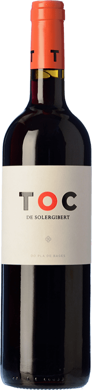 12,95 € Envío gratis | Vino tinto Solergibert Serra Toc Crianza D.O. Pla de Bages Cataluña España Merlot, Cabernet Sauvignon Botella 75 cl