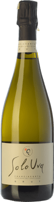 27,95 € Free Shipping | White sparkling SoloUva Brut D.O.C.G. Franciacorta Lombardia Italy Chardonnay Bottle 75 cl