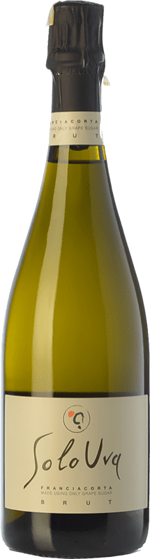 27,95 € Free Shipping | White sparkling SoloUva Brut D.O.C.G. Franciacorta Lombardia Italy Chardonnay Bottle 75 cl