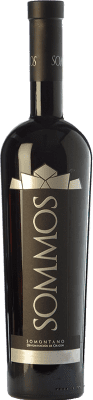 34,95 € Free Shipping | Red wine Sommos Premium Aged D.O. Somontano Aragon Spain Tempranillo, Merlot, Syrah Bottle 75 cl