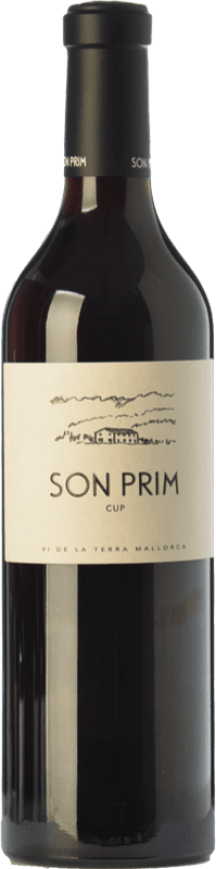 25,95 € Free Shipping | Red Wine Son Prim CUP Crianza — Aged I.G.P. Vi de la Terra de Mallorca Balearic Islands Spain Merlot, Syrah — Shiraz, Cabernet Sauvignon Bottle 75 cl