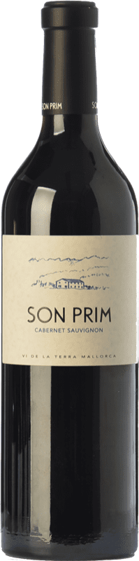 19,95 € Free Shipping | Red wine Son Prim Cabernet Aged I.G.P. Vi de la Terra de Mallorca Balearic Islands Spain Cabernet Sauvignon Bottle 75 cl