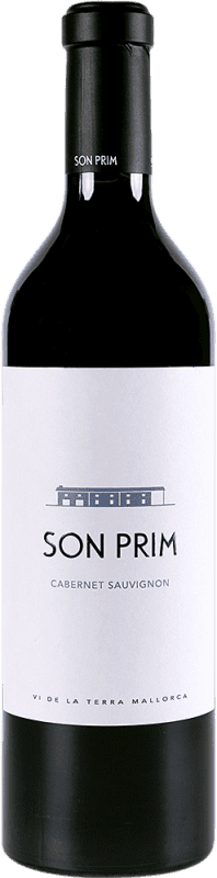 28,95 € Free Shipping | Red wine Son Prim Cabernet Aged I.G.P. Vi de la Terra de Mallorca Balearic Islands Spain Cabernet Sauvignon Bottle 75 cl