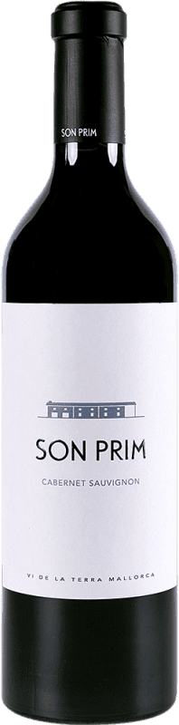 25,95 € Free Shipping | Red Wine Son Prim Cabernet Crianza — Aged I.G.P. Vi de la Terra de Mallorca Balearic Islands Spain Cabernet Sauvignon Bottle 75 cl