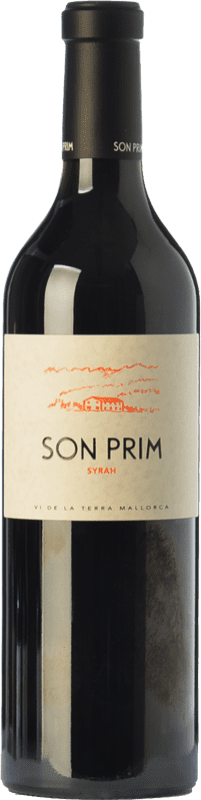 17,95 € Free Shipping | Red wine Son Prim Aged I.G.P. Vi de la Terra de Mallorca Balearic Islands Spain Syrah Bottle 75 cl