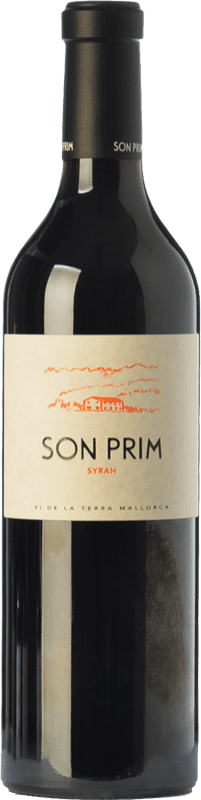19,95 € Free Shipping | Red Wine Son Prim Crianza — Aged I.G.P. Vi de la Terra de Mallorca Balearic Islands Spain Syrah — Shiraz Bottle 75 cl