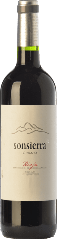 7,95 € Бесплатная доставка | Красное вино Sonsierra старения D.O.Ca. Rioja Ла-Риоха Испания Tempranillo бутылка 75 cl