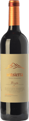 24,95 € Envío gratis | Vino tinto Sonsierra Gran Reserva D.O.Ca. Rioja La Rioja España Tempranillo Botella 75 cl