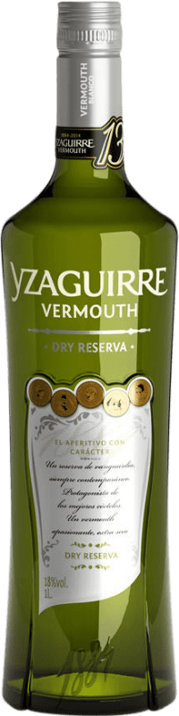 15,95 € Envío gratis | Vermut Sort del Castell Yzaguirre Dry — Seco Reserva Cataluña España 1 L