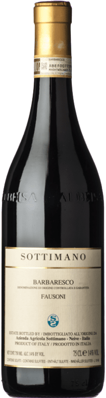 94,95 € Бесплатная доставка | Красное вино Sottimano Fausoni D.O.C.G. Barbaresco Пьемонте Италия Nebbiolo — Неббиоло Бутылка 75 cl