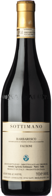 94,95 € Envio grátis | Vinho tinto Sottimano Fausoni D.O.C.G. Barbaresco Piemonte Itália Nebbiolo Garrafa 75 cl