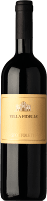 34,95 € Spedizione Gratuita | Vino Rosso Sportoletti Villa Fidelia I.G.T. Umbria Umbria Italia Merlot, Cabernet Sauvignon, Cabernet Franc 75 cl