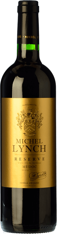 15,95 € 免费送货 | 红葡萄酒 Michel Lynch 特级 珍藏 A.O.C. Bordeaux 波尔多 法国 Merlot — 梅洛, Cabernet Sauvignon — 赤霞珠 75 cl