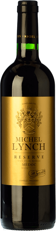 15,95 € Envio grátis | Vinho tinto Michel Lynch Rouge Reserva A.O.C. Bordeaux Supérieur Bordeaux França Merlot, Cabernet Sauvignon Garrafa 75 cl