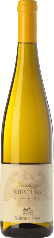 19,95 € Envio grátis | Vinho branco St. Michael-Eppan Montiggl D.O.C. Alto Adige Trentino-Alto Adige Itália Riesling Garrafa 75 cl
