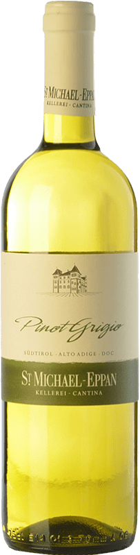 14,95 € Бесплатная доставка | Белое вино St. Michael-Eppan Pinot Grigio D.O.C. Alto Adige Трентино-Альто-Адидже Италия Pinot Grey бутылка 75 cl