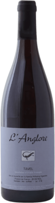 44,95 € 免费送货 | 桃红葡萄酒 L'Anglore A.O.C. Tavel 罗纳 法国 Garnacha — 歌海娜, Cariñena — 佳丽酿, Cinsault — 珍梭, Clairette — 克莱雷特 Eco — 生态 有机 天然 75 cl
