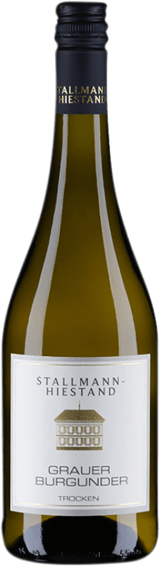 13,95 € Free Shipping | White wine Stallmann-Hiestand Grauer Burgunder Trocken Q.b.A. Rheinhessen Rheinland-Pfälz Germany Pinot Grey Bottle 75 cl
