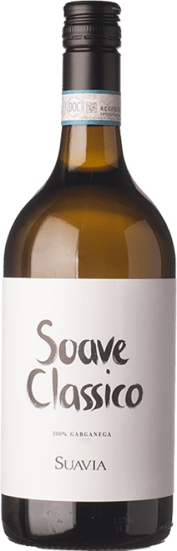 13,95 € Envio grátis | Vinho branco Suavia D.O.C.G. Soave Classico Vêneto Itália Garganega Garrafa 75 cl