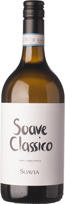 13,95 € Envío gratis | Vino blanco Suavia D.O.C.G. Soave Classico Veneto Italia Garganega Botella 75 cl