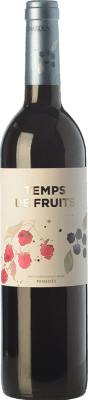 12,95 € Envío gratis | Vino tinto Sumarroca Temps de Fruits Joven D.O. Penedès Cataluña España Merlot, Syrah, Cabernet Franc, Carmenère Botella 75 cl