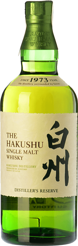 127,95 € Envio grátis | Whisky Single Malt Suntory Hakushu Distiller's Reserva Japão 70 cl