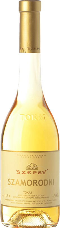 89,95 € Бесплатная доставка | Сладкое вино Szepsy Szamorodni Crianza — Крианса I.G. Tokaj-Hegyalja Токай Венгрия Moscato — Мускат, Furmint — Фурминт, Hárslevelü — Харшлевелу Бутылка 75 cl