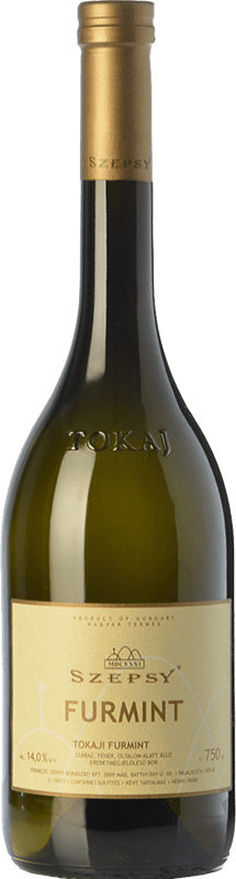 32,95 € Spedizione Gratuita | Vino bianco Szepsy Crianza I.G. Tokaj-Hegyalja Tokaj Ungheria Furmint Bottiglia 75 cl