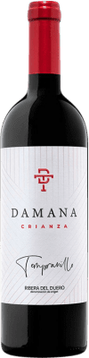 17,95 € Kostenloser Versand | Rotwein Tábula Damana Alterung D.O. Ribera del Duero Kastilien und León Spanien Tempranillo, Merlot, Cabernet Sauvignon Flasche 75 cl