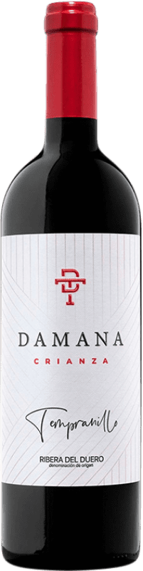 18,95 € 免费送货 | 红酒 Tábula Damana 岁 D.O. Ribera del Duero 卡斯蒂利亚莱昂 西班牙 Tempranillo, Merlot, Cabernet Sauvignon 瓶子 75 cl