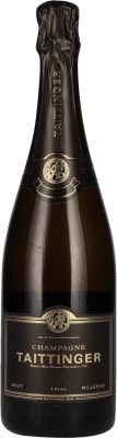 102,95 € Envio grátis | Espumante branco Taittinger Millésimé Brut Reserva A.O.C. Champagne Champagne França Pinot Preto, Chardonnay Garrafa 75 cl