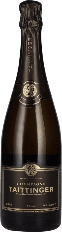 102,95 € Envio grátis | Espumante branco Taittinger Millésimé Brut Reserva A.O.C. Champagne Champagne França Pinot Preto, Chardonnay Garrafa 75 cl
