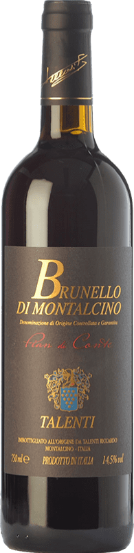 76,95 € Free Shipping | Red wine Talenti Riserva Pian di Conte Reserve D.O.C.G. Brunello di Montalcino Tuscany Italy Sangiovese Bottle 75 cl