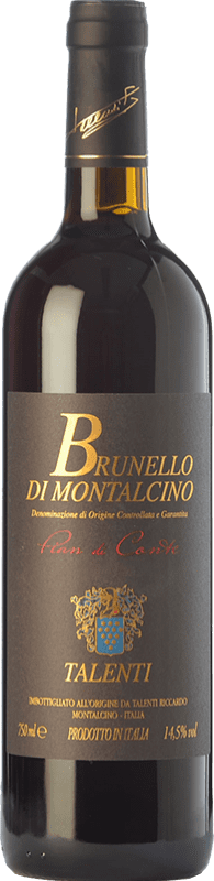 81,95 € 免费送货 | 红酒 Talenti Pian di Conte 预订 D.O.C.G. Brunello di Montalcino 托斯卡纳 意大利 Sangiovese 瓶子 75 cl