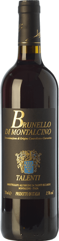 59,95 € Envio grátis | Vinho tinto Talenti D.O.C.G. Brunello di Montalcino Tuscany Itália Sangiovese Garrafa 75 cl